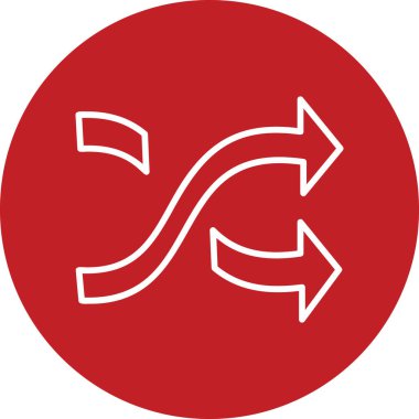 Web simgesini tazele, karıştır basit illüstrasyon