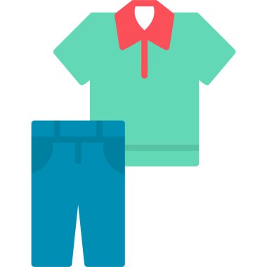 Gömlek. Web simgesi basit illüstrasyon