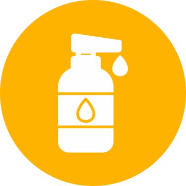 Bebek losyonu web simgesi basit illüstrasyon