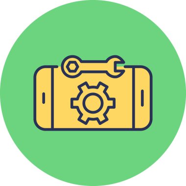 seo modern simgesinin vektör illüstrasyonu