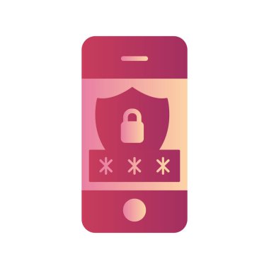 akıllı telefon simgesi vektör illüstrasyonu