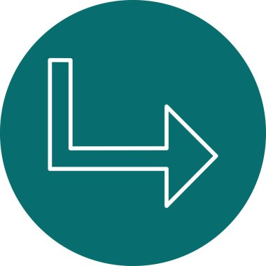 ok simgesi işaret vektör illüstrasyonu