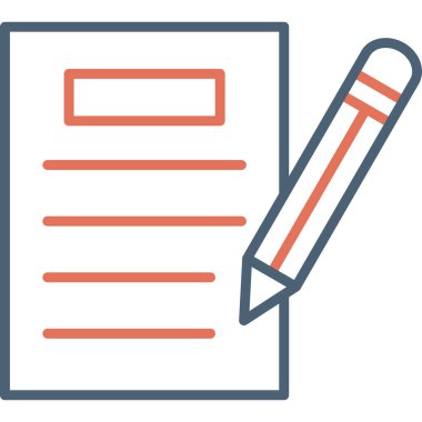 Belge. Web simgesi basit illüstrasyon