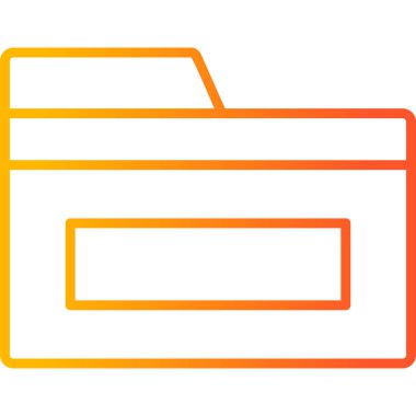 folder icon, web simple illustration