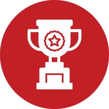 kupa simgesi vektör illüstrasyonu