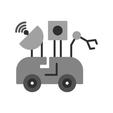 Astronomi. Web simgesi basit illüstrasyon