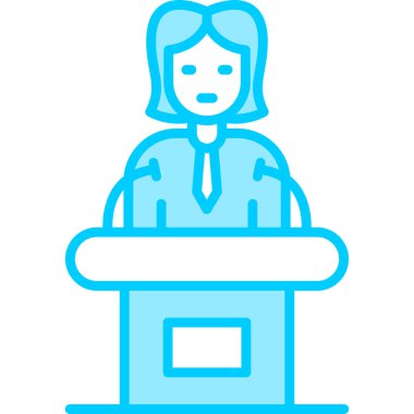 Siyaset simgesi vektör illüstrasyonu