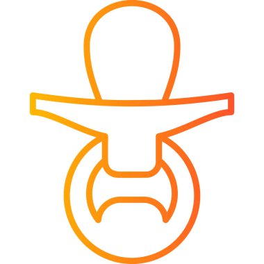 Bebeğim. Web simgesi basit illüstrasyon