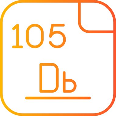Dubnium, atom numarası 105 olan Db sembollü sentetik bir kimyasal elementtir. Son derece radyoaktiftir: bilinen en istikrarlı izotop olan dubnium-268 'in yarı ömrü yaklaşık 28 saattir. Bu, element üzerindeki araştırmayı büyük ölçüde sınırlıyor. Vektör simgesi