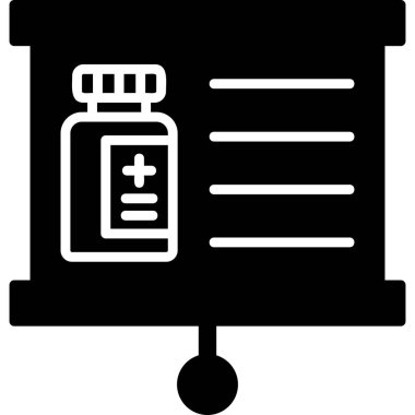 Tıbbi reçete. Basit tasarım