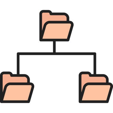 folder icon, web simple illustration