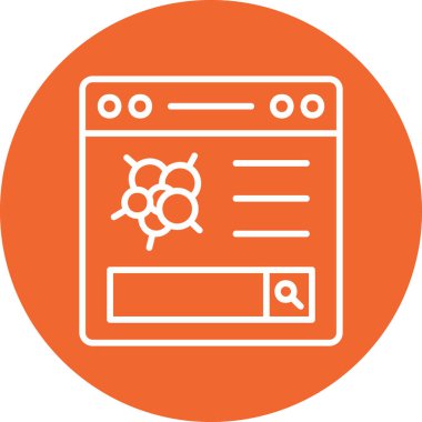 Webpage web icon, vector illustration