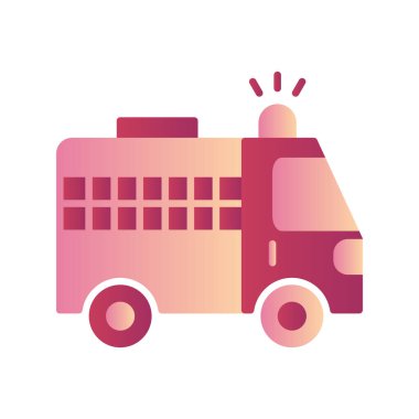 Police web icon. simple illustration