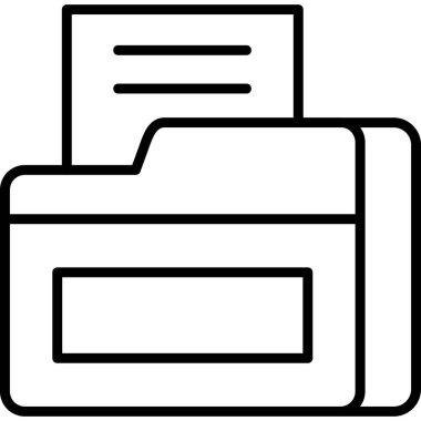 folder icon, web simple illustration