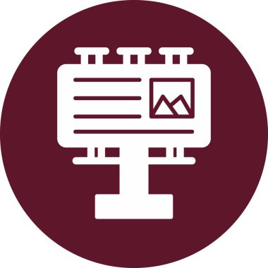 Ben Bill. Web simgesi basit illüstrasyon