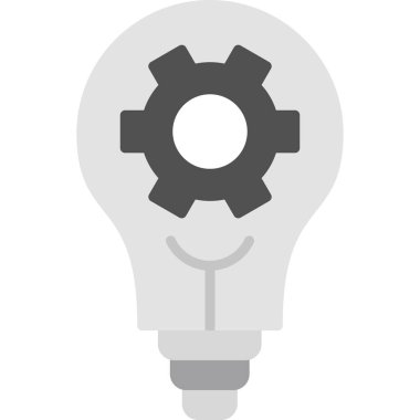 Bir fikrim var. Web simgesi basit tasarım