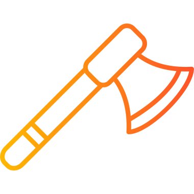 Bir meşale simgesinin vektör illüstrasyonu