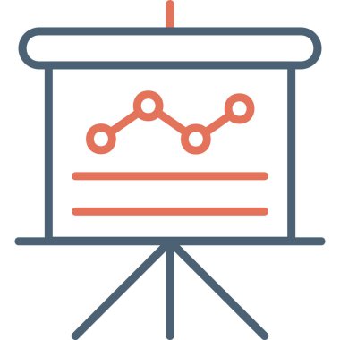 Analizler. Web simgesi basit illüstrasyon