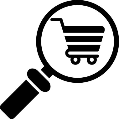 Ağ için büyüteç loupe simgesi 