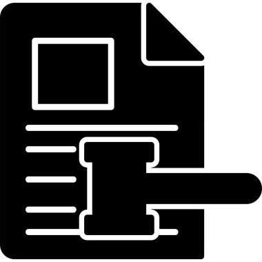 Dosya. Web simgesi basit tasarım