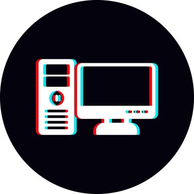 bilgisayar simgesi, vektör illüstrasyonu