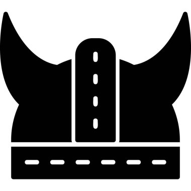 Miğfer. Web simgesi basit illüstrasyon 