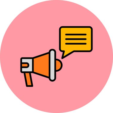 ileti ikonu vektör illüstrasyonu