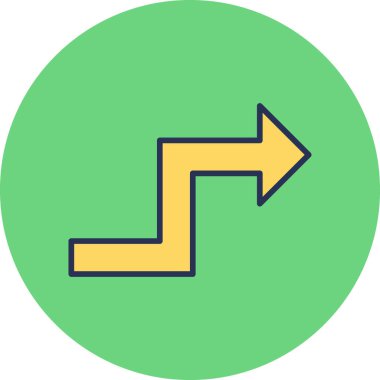 Projeniz için yön ok simgesi