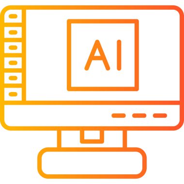 Al modern simge, vektör illüstrasyonu