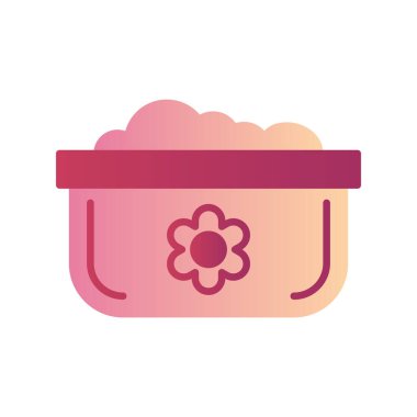 Bulaşık Otu simgesinin vektör çizimi