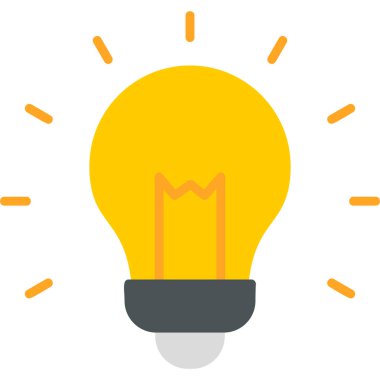 Fikir modern simgesi, vektör illüstrasyonu