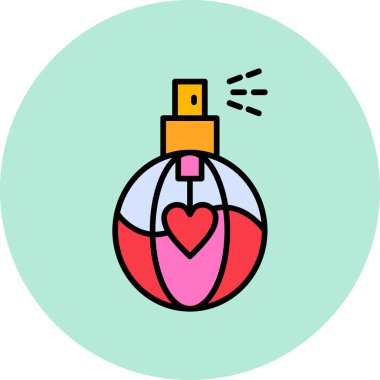 parfüm simge vektör çizim