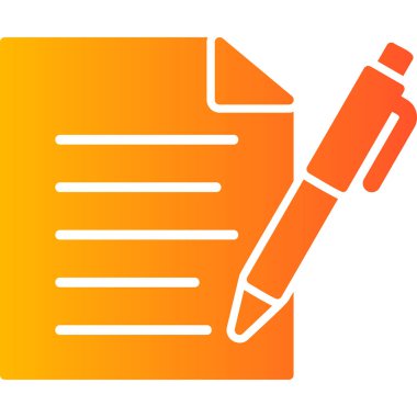 Belge. Web simgesi basit illüstrasyon