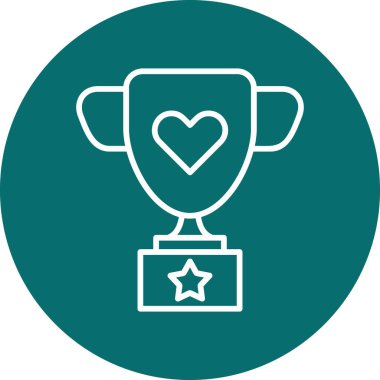 Ödül. Web simgesi basit illüstrasyon