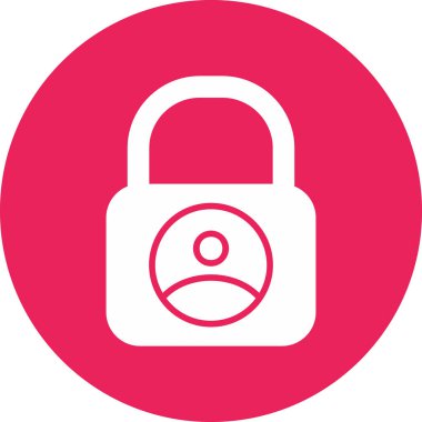 ikon vektör illüstrasyonunu kilitle