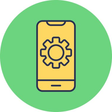 Cep telefonu. Web simgesi 