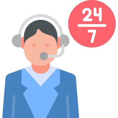 Müşteri servisi. Web simgesi