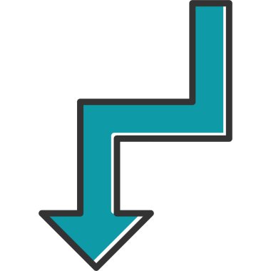 Ok. Web simgesi basit illüstrasyon