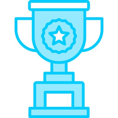 kupa simgesi vektör illüstrasyonu