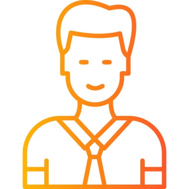 Manager, Businessman User logo, simple icon for web page 