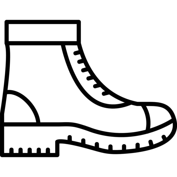 Παπούτσια Web Εικονίδιο Απλή Απεικόνιση — Διανυσματικό Αρχείο