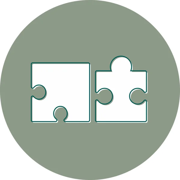 Puzzel Pictogram Vector Illustratie — Stockvector