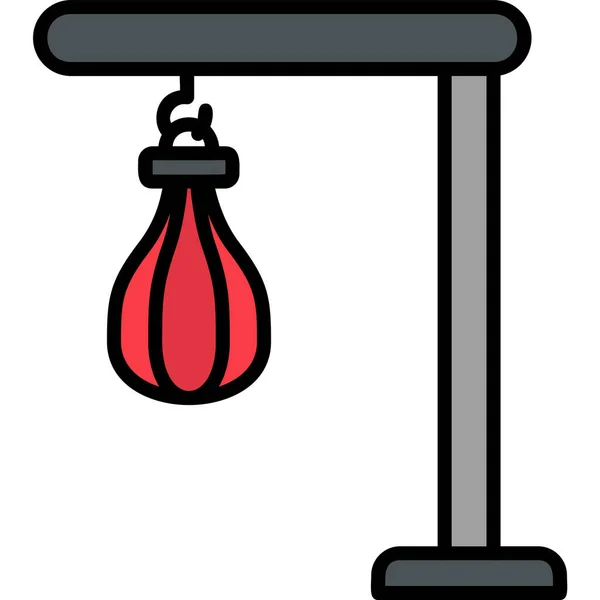 Punching Bag Modern Icon Vector Illustration — Stock Vector