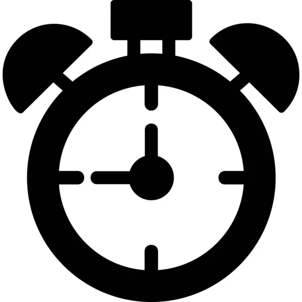 Hora Relógio Alarme Ilustração Digital Dispositivo Smartphone — Vetor de Stock