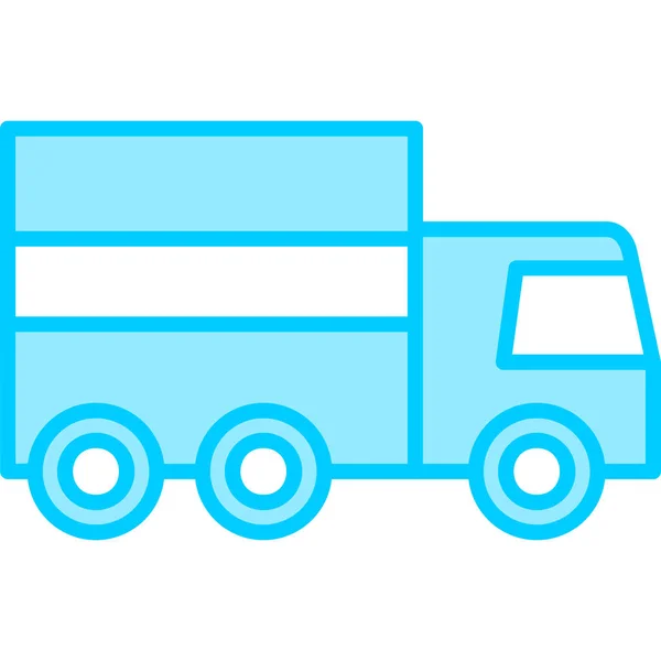 Illustration Vectorielle Icône Abstraite Camion — Image vectorielle