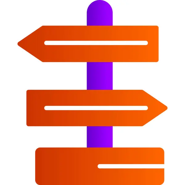 Vektorillustration Des Modernen Signboard Symbols — Stockvektor