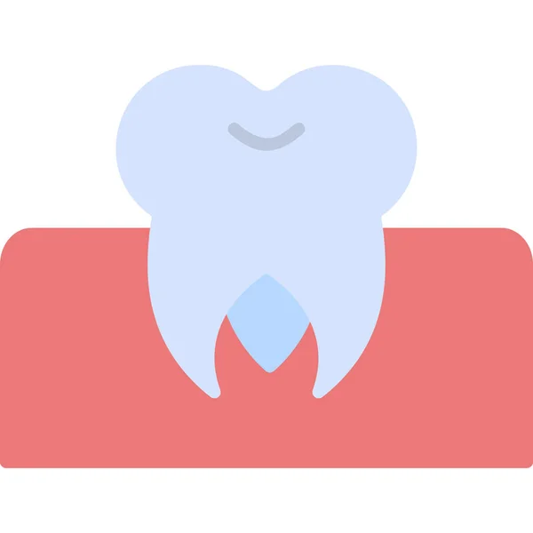 Vektor Illustration Tand Molar — Stock vektor