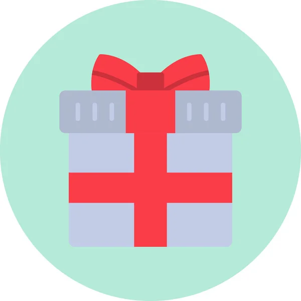 Icono Caja Regalo Ilustración Simple — Archivo Imágenes Vectoriales