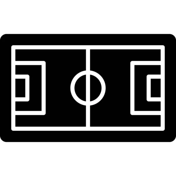 Icône Football Pitch Illustration Vectorielle — Image vectorielle