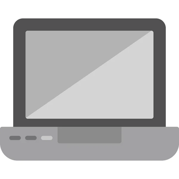 Laptop Ikona Web Prosta Ilustracja — Wektor stockowy